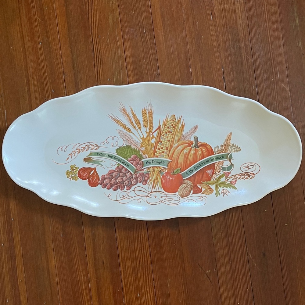 VINTAGE WAVERLY PLATTER